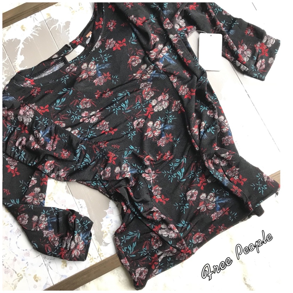 Free People Floral Top